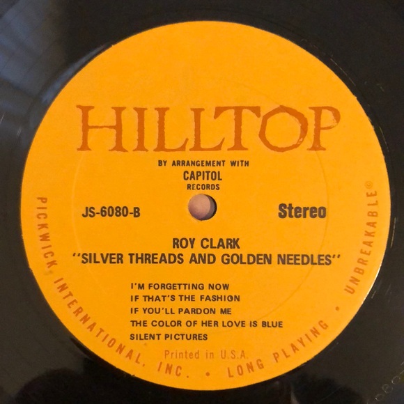 Roy Clark Silver Threads And Golden Needles Vinyl Lp '69 - Picture 2 of 7